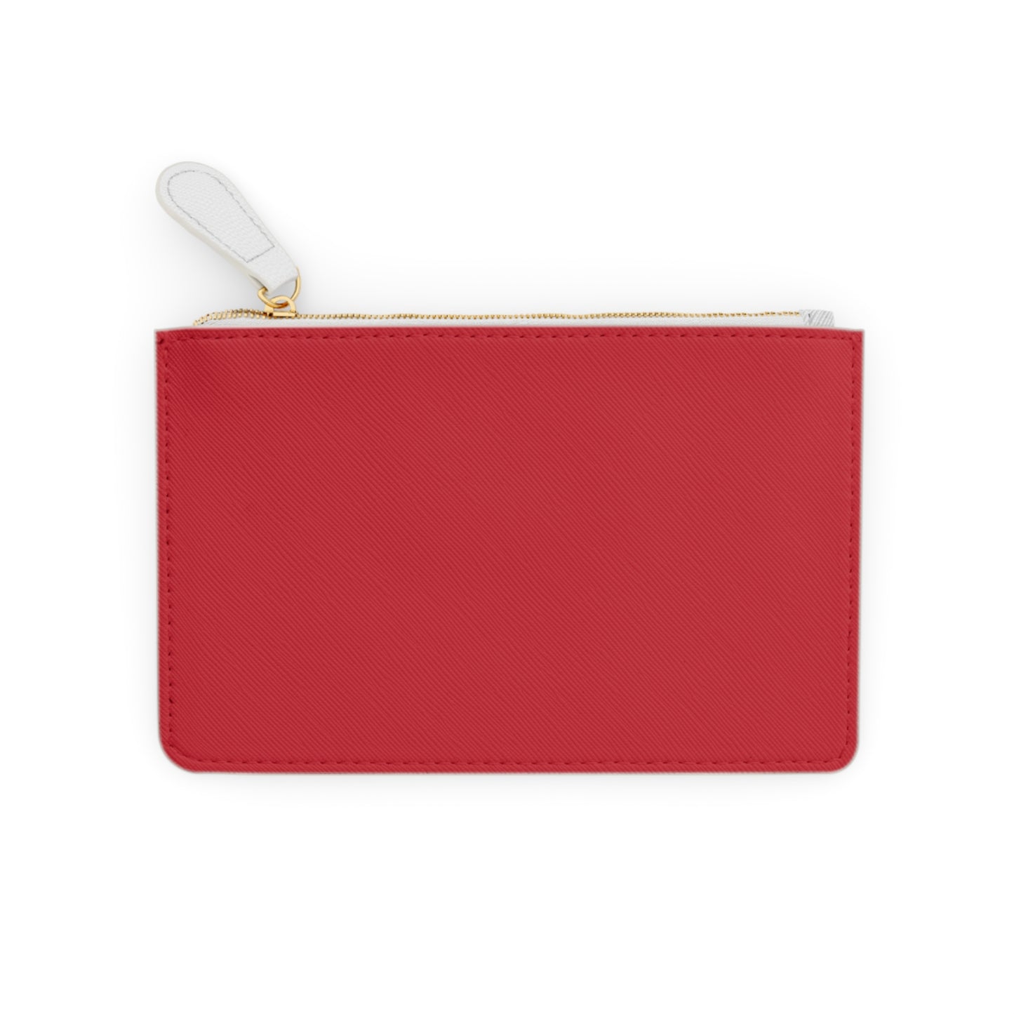 Rose Side Valentines Pouch Gift Idea for Her Red Roses Mini Clutch Bag