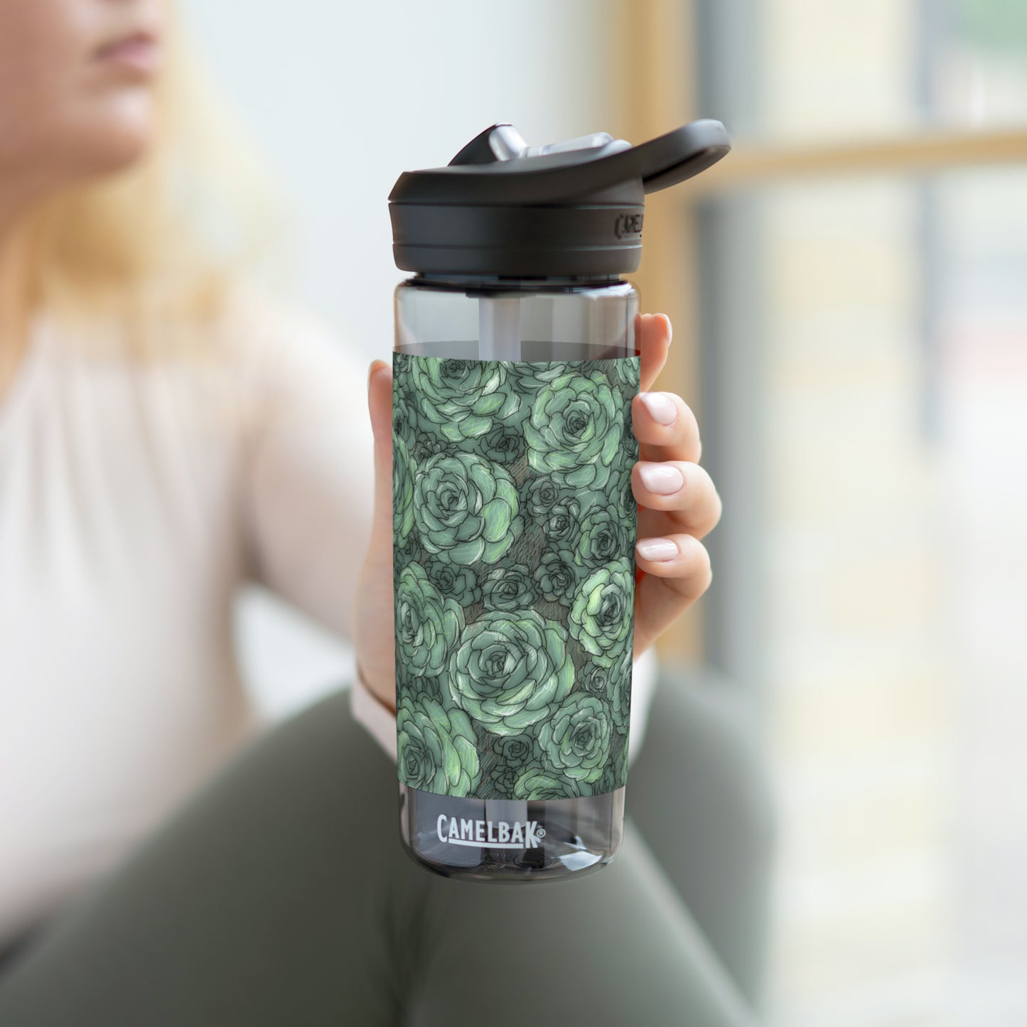 Succulent Pattern CamelBak Eddy®  Water Bottle, 20oz