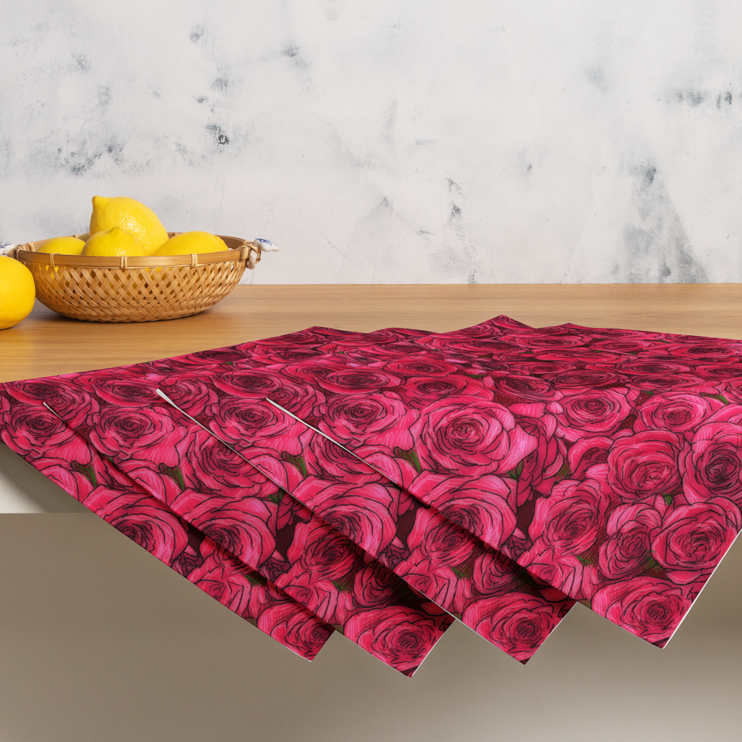 Rose Placemat Set