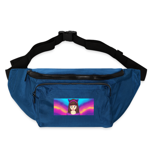 Kiki Go Avery Large Crossbody Hip Bag - blue